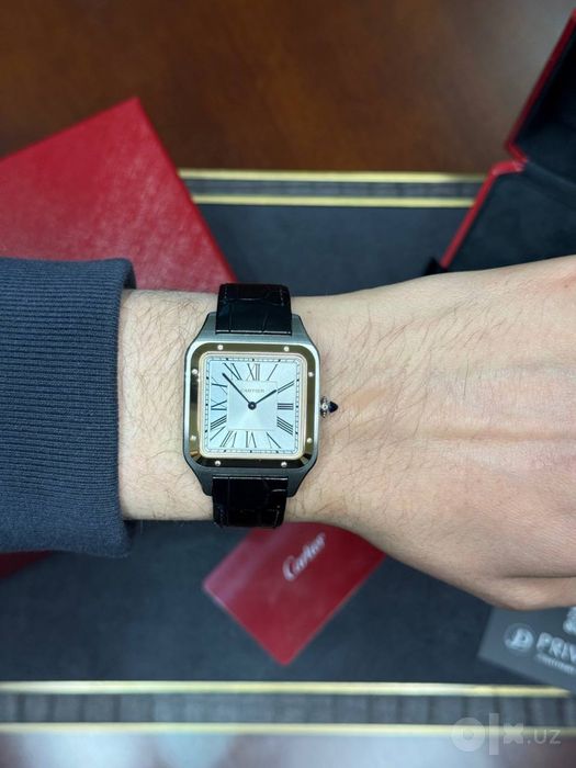 NEW Cartier Santos de Cartier Santos-Dumont XL Hand-Wind