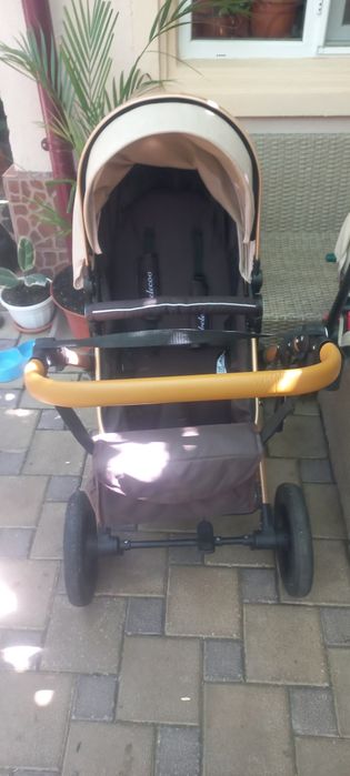 Cărucior 3 în 1 Beleco + scoica bebe