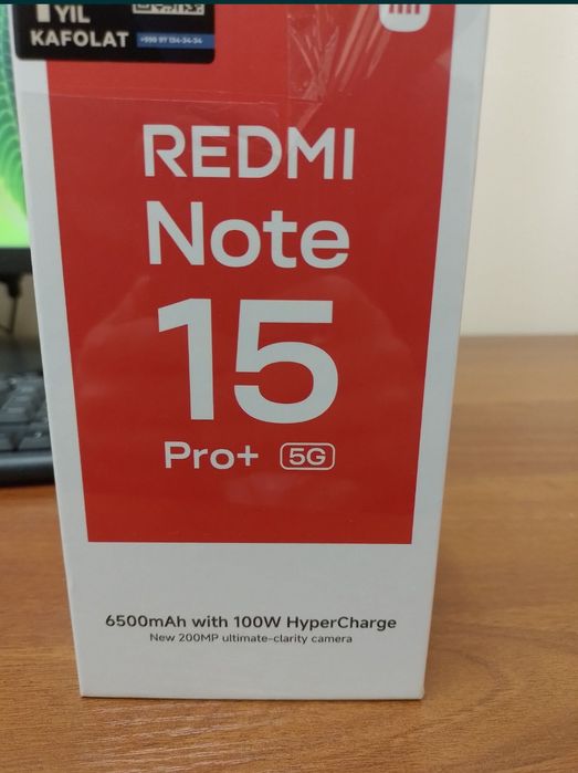Redmi Not 15 pro + . 8 . 256 Gb