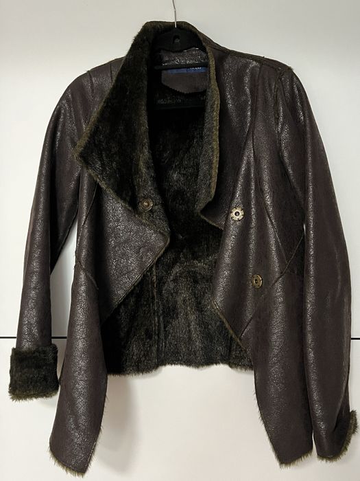 Cojocel Trussardi Jeans marimea M maro