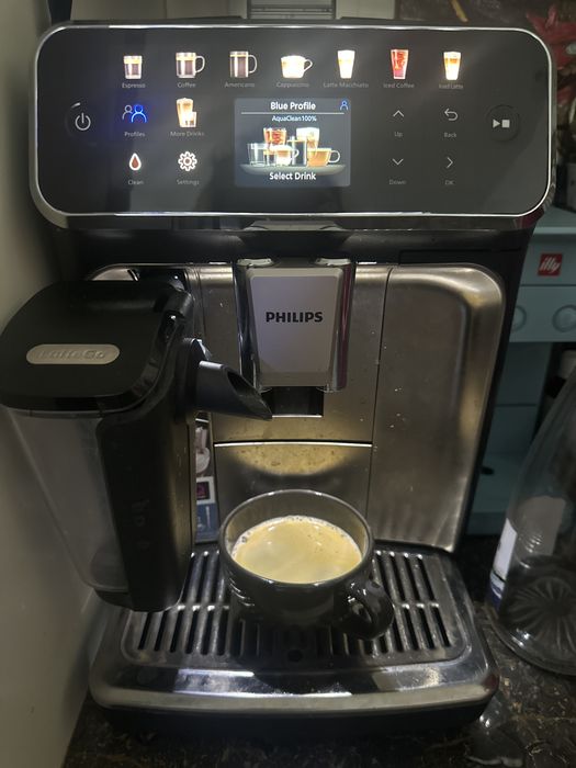 espressor philips 5500 latte go, negru/argintiu quick start