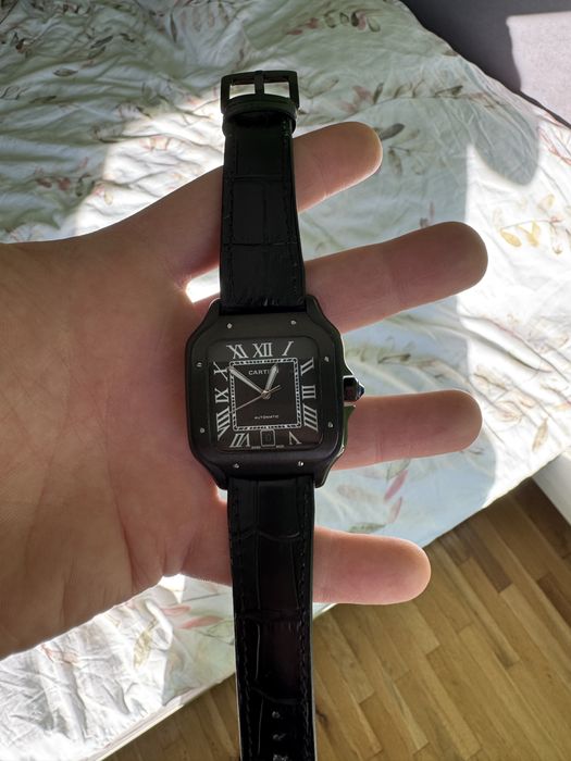 Cartier Santos Black