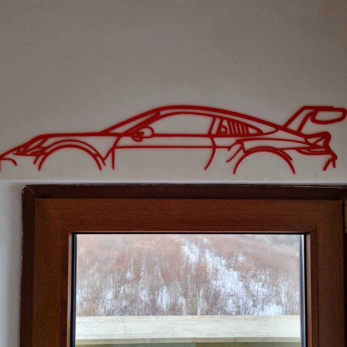 Decor de perete 3D Porsche BMW VW Mustang (imprimat 3D personalizat)