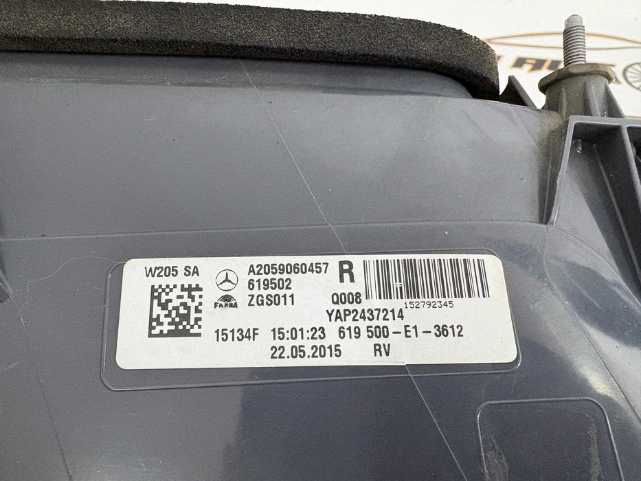 Stop dreapta led Mercedes C class W205 dupa 2015 original cod A2059060457