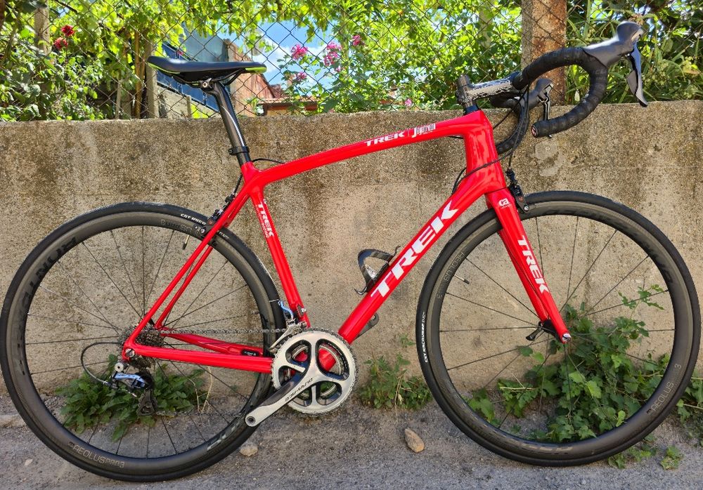 6.6 Кг Trek Emonda Team Issue Endurance 58 см  Карбонов 2х11 Dura-Ace Като нов Карбонови капли Шосеен Ултралек