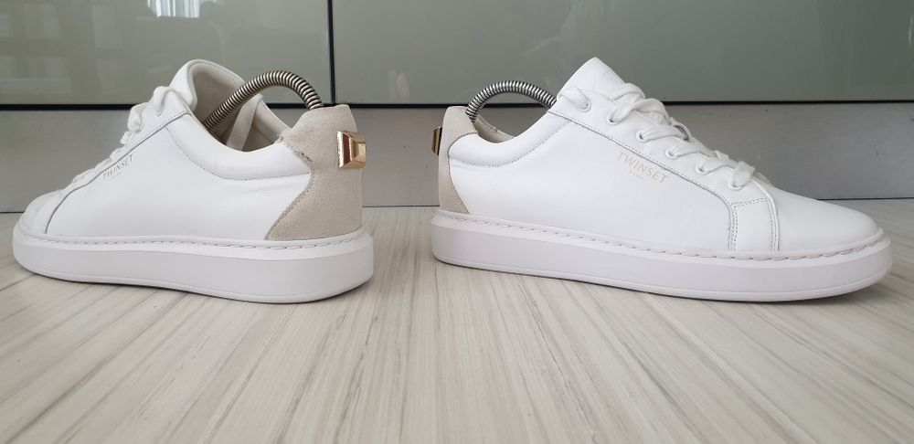 TWINSET Leather Sneakers Womens Size 39/25см ОРИГИНАЛ!