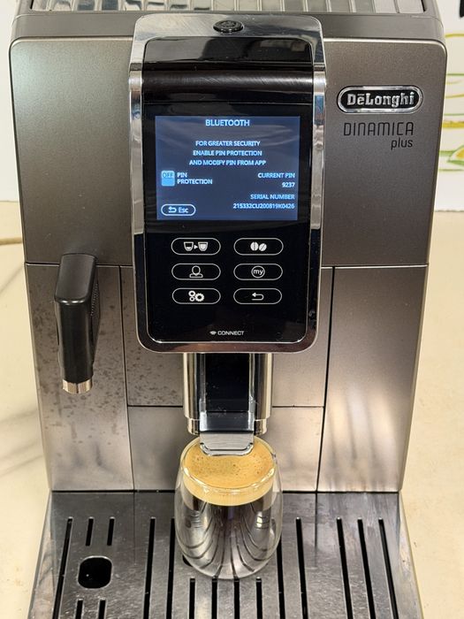 Кафемашина кафе автомат delonghi dinamica plus Bluetooth с гаранция