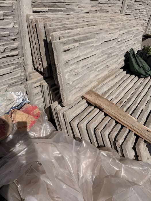 Placi beton gard