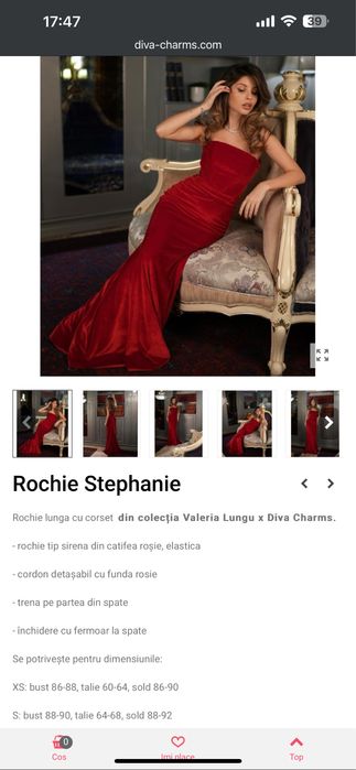 Rochie Stephanie Diva Charms - noua