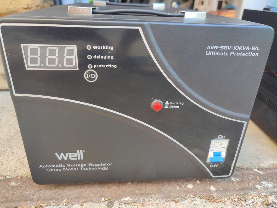 Protectie Stabilizator Supratensiune AVR Well AVR-SRV-10000VA-6000W WL