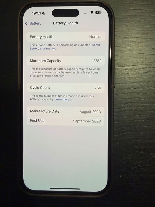 iPhone 15 Pro 256 GB Blue - като нов