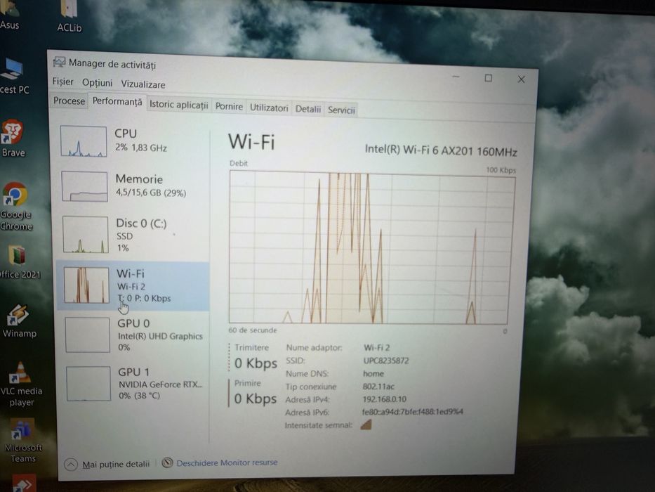 Laptop ASUS 15 FHDI5-12500H 16GB ram 512GB stocare RTX3050