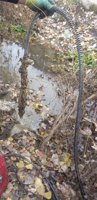 Чистка канализации с аппаратом