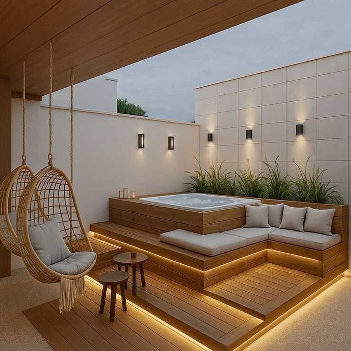 Bog' Terassa va hovli tashqarisiga mebellar