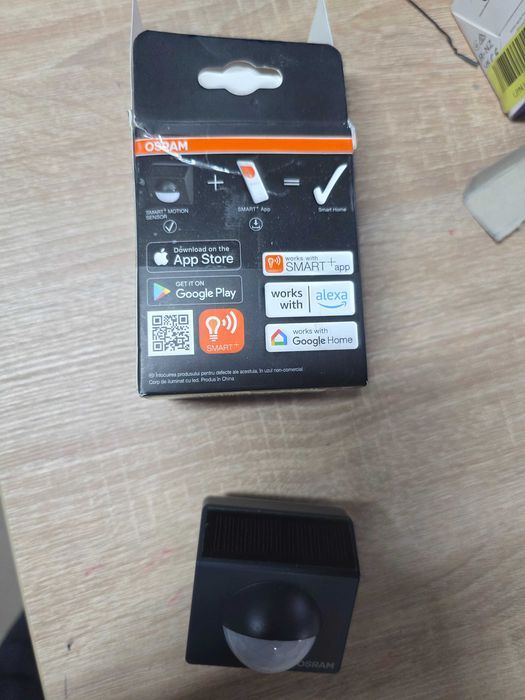 Senzor de miscare inteligent OSRAM SMART+ Wi Fi, IP65, cu incarcare solara