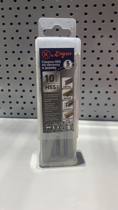 Свёрла KAYZER по дереву и мягкому металлу 10мм