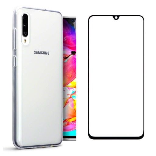 Husa X Case Sillicon + Folie Sticla  Samsung A20e/A22/A24/A23/A25/A26