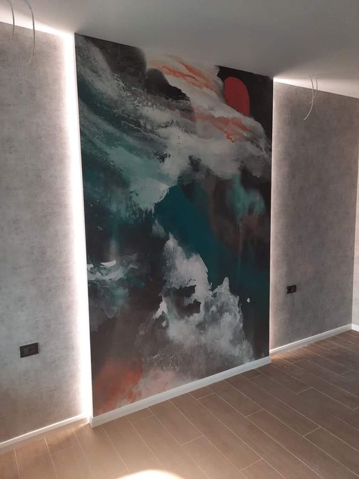 Vopsea decorativa, tapet, fototapet, profile decorative