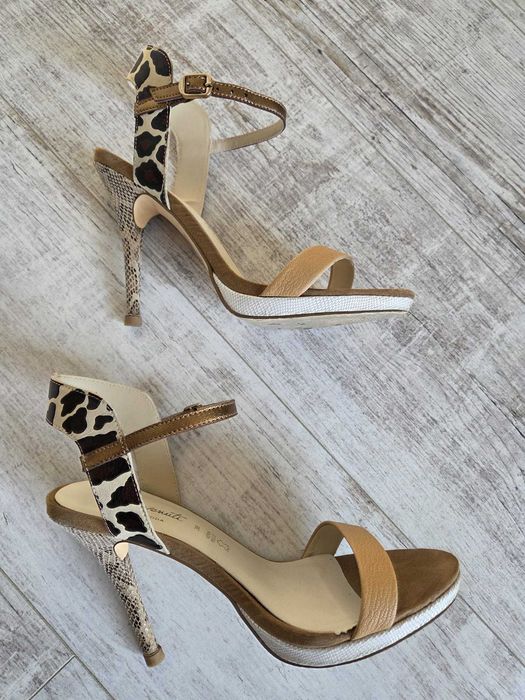 Sandale elegante cu toc pentru femei Benvenuti