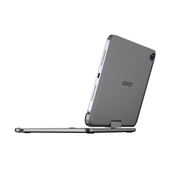 Doqo MorphFlex, iPad mini 6/7, клавиатура, калъф, trackpad, Bluetooth, подсветка
