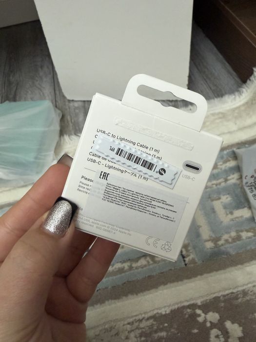 Зарядчик айфон шнур оригинал 100%