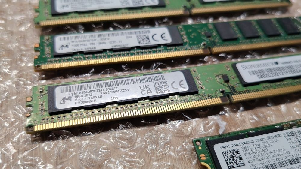 Оперативная память  Разная ддр4  64gb