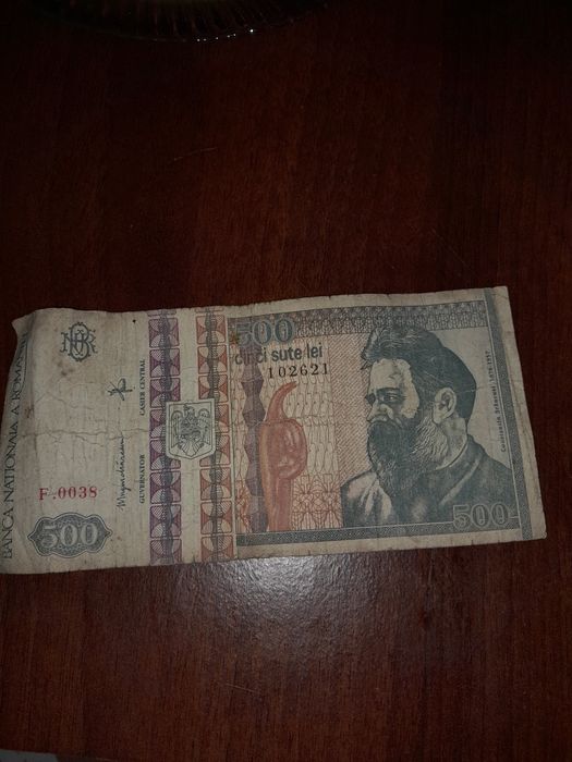 Bancnota veche de 500 lei