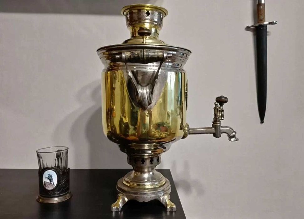 Самовар на дровах СССР, 1946год, 5 литров