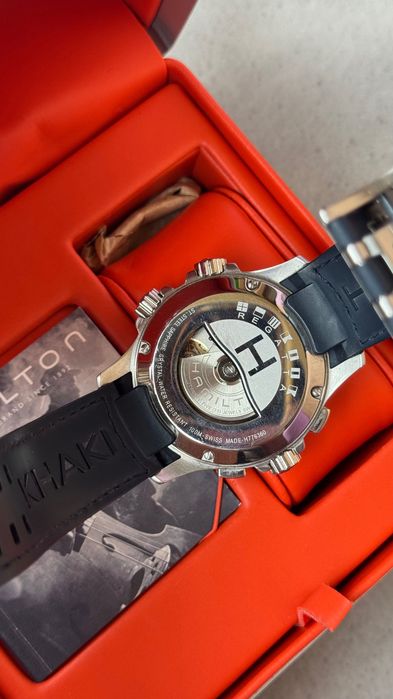 Часовник Hamilton Khaki Navy Regatta хронограф и регата таймер. Рядък !