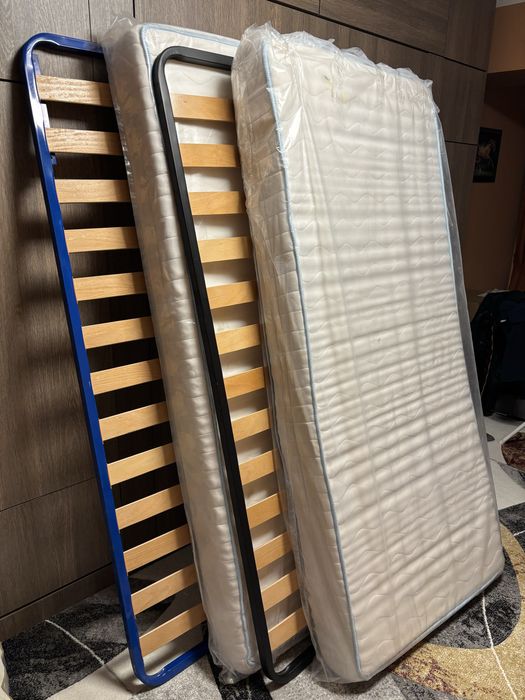 Матрак с подматрачна рамка 90/200см - 2 броя