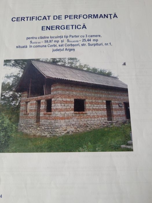 Vand casa la munte ,in Corbsori ,Arges,cu toate conditiile,apa ,gaze
