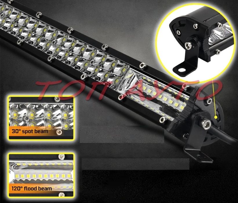 Лед Бар Супер Тънък 12D 50/ 80/100см Кола Джип SUV ATV 4х4 Камион 10-3