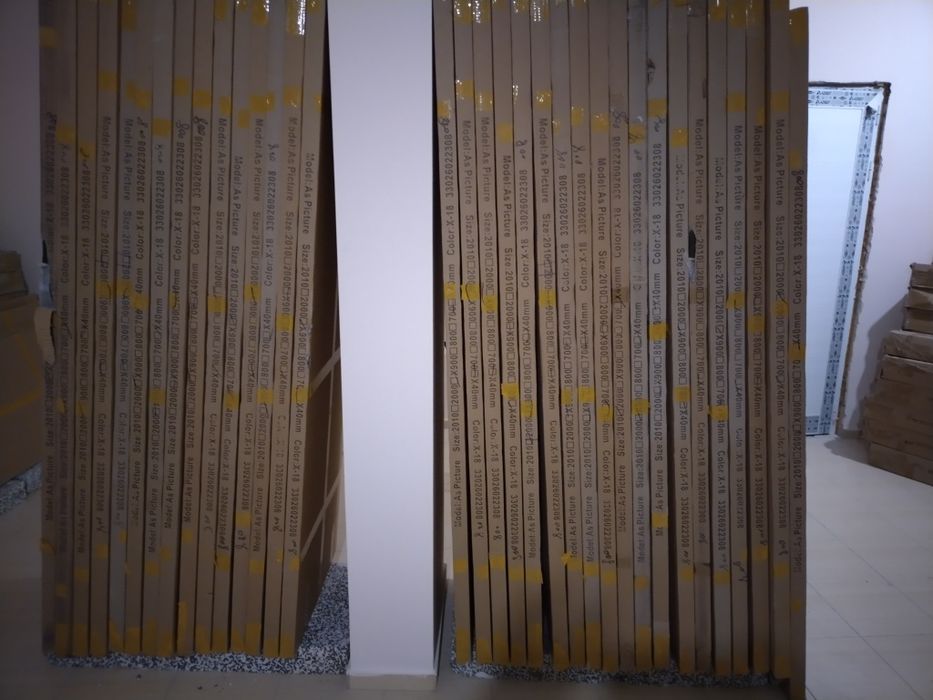 РАЗПРОДАЖБА: НАМАЛЕНИ ОТ  120€: Нови интериорни врати с каси 70х200