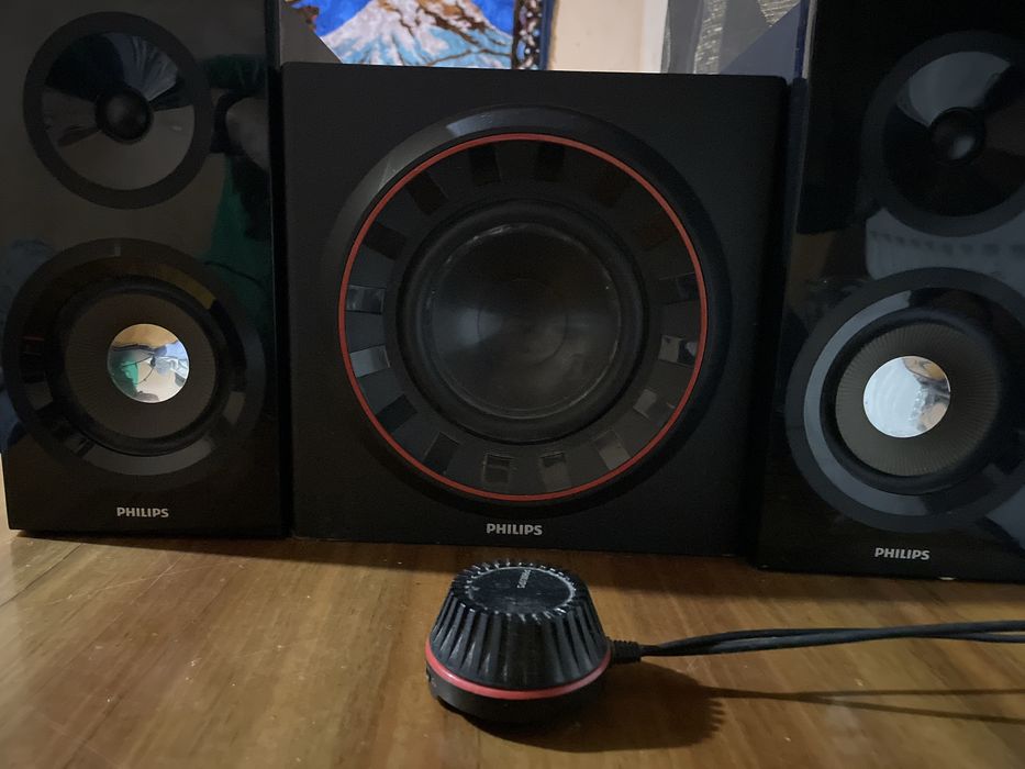 Sistem Boxe 2.1 Philips SPA7380/12 – 60W RMS, Bass Puternic SPD