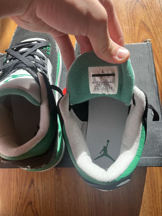 Jordan 3 pine green