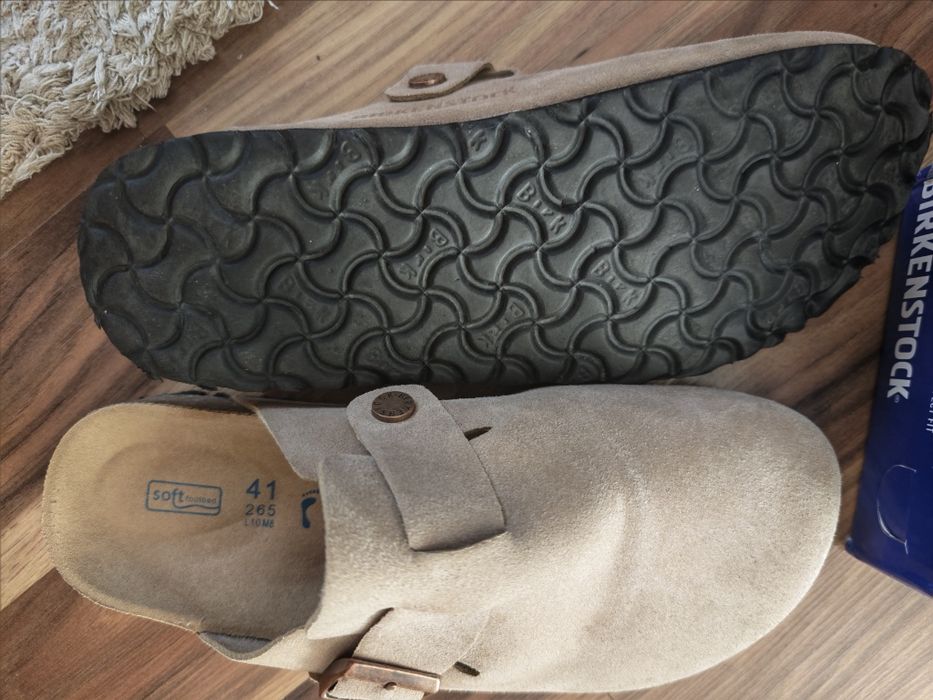 Vând saboți birkenstock Suede noi