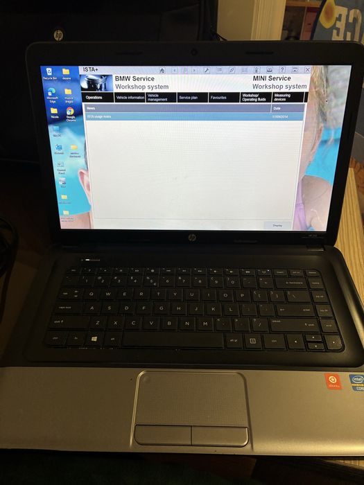 Vand laptop hp 250 cu ista+ Bmw