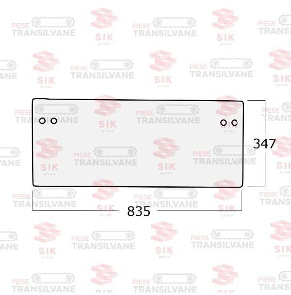 Parbriz/Geam/Luneta Yanmar B7-5B B7-6  V100-2 SV100-2 PB  VIO80-1