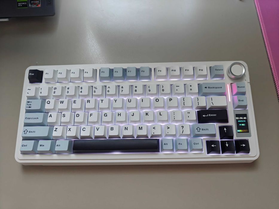 Tastatura mecanica AULA S75 PRO WHITE