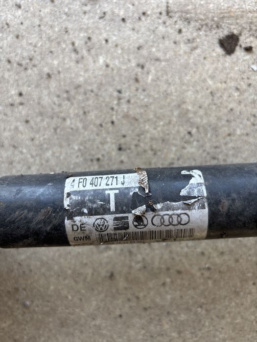 Лява полуоска за ауди а6 ц6 4ф 3.0тди куатро