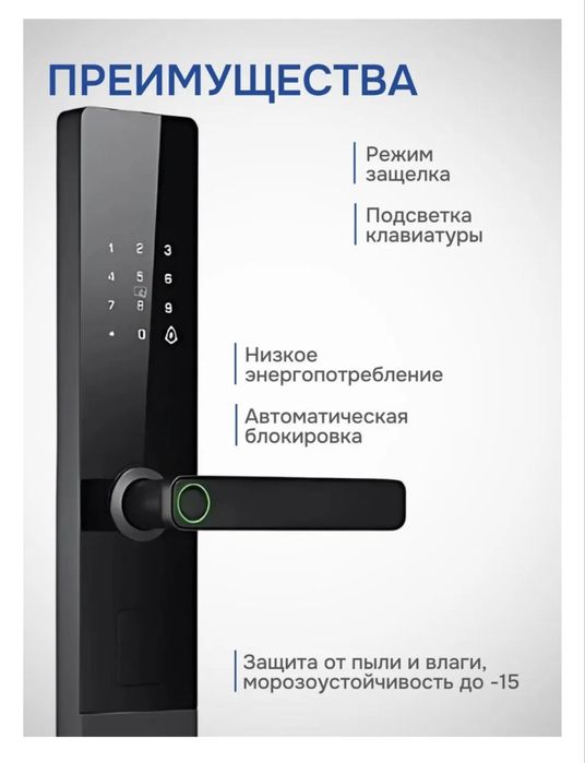 Дверная электронная  ручка