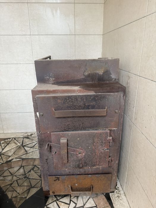Печь железная для бани