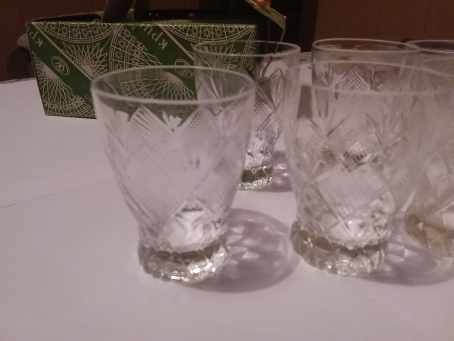 Хрустальные советские рюмки