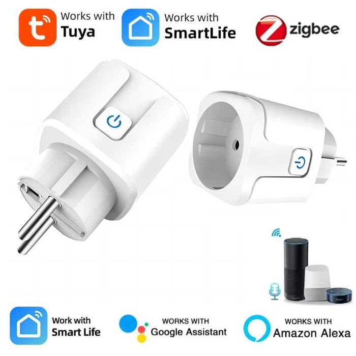 Умная розетка  16/20А  Tuya , Smart Life