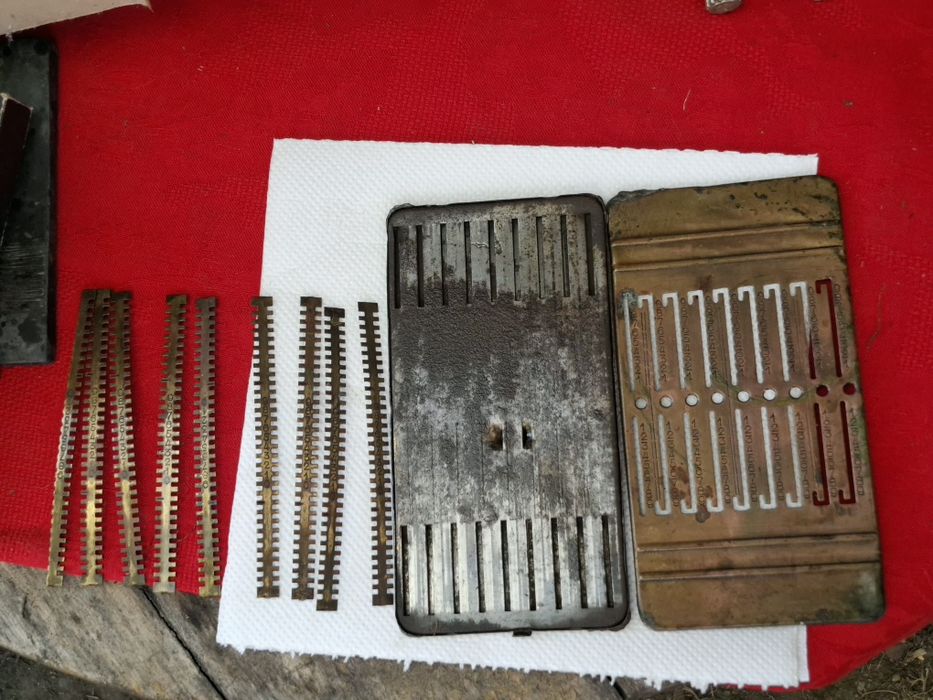 Calculator mecanic de buzunar, abac cu glisiere, anii '20 - '40