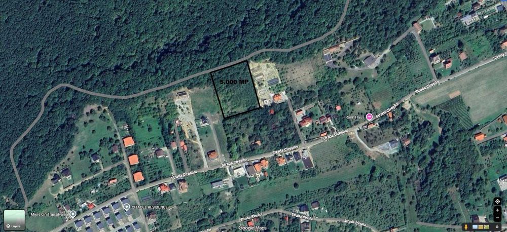 Vand teren intravilan 2.500 mp in Cisnadioara / jud. Sibiu