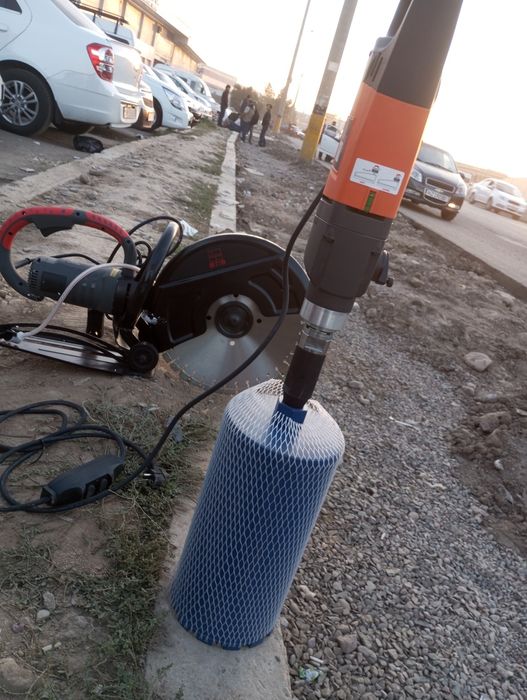 Aлмазная резка битона бурелка   Beton kesish Almazniy Rezka