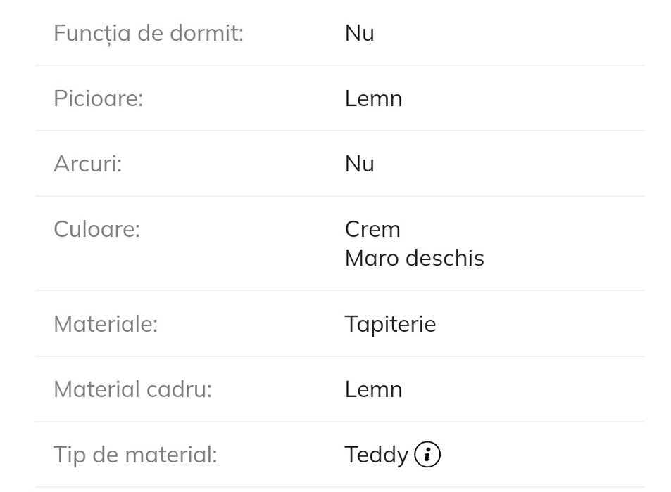 Fotoliu nou  de vanzare