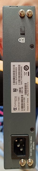 Vand switch ERS 3510GT-PWR+ 8-Port GbE PoE Cisco