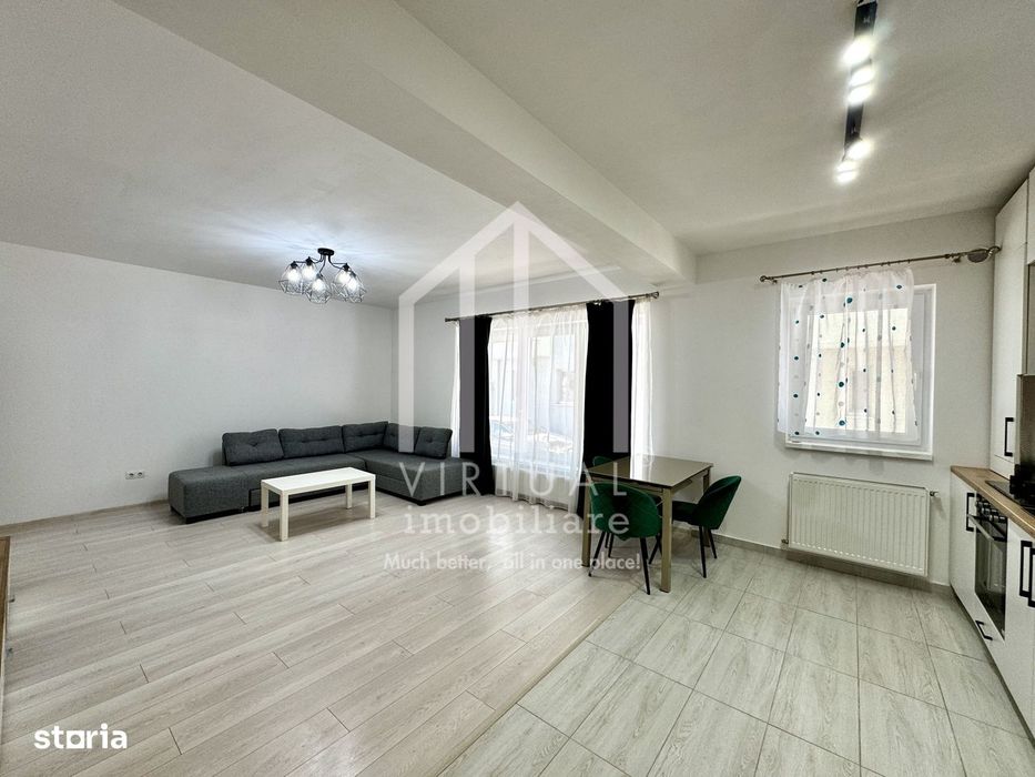 Apartament cu 2 camere, 60mp utili, baie cu geam, parcare privata
